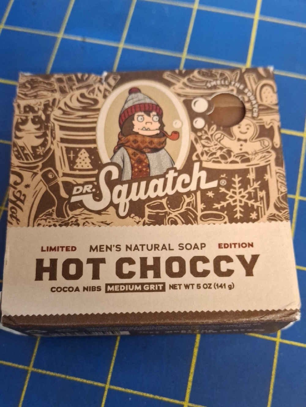 Dr Squatch 6oz Bar New Medium Grit Hot Choccy New